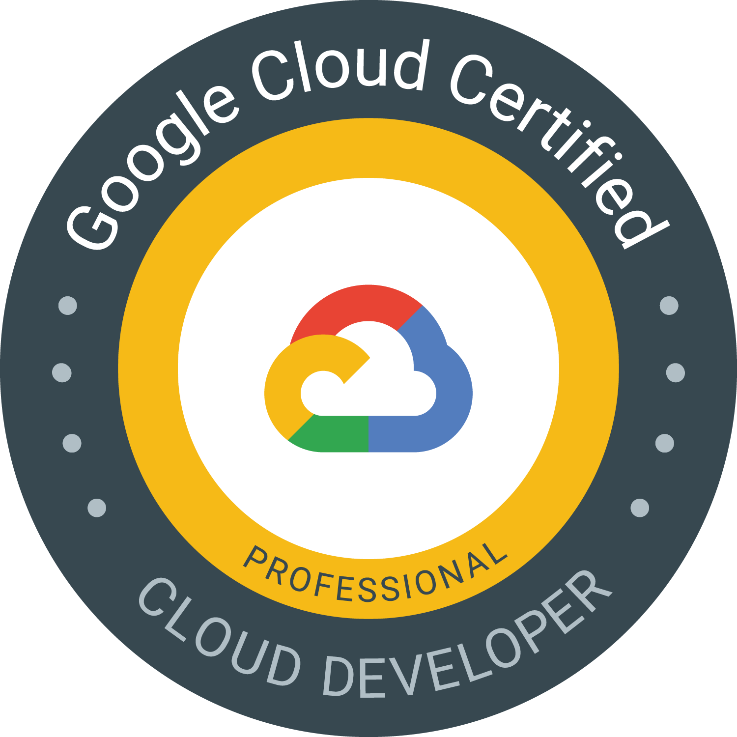 Professional Cloud Developer badge